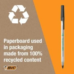 BIC ReVolution Round Stic Ballpoint Pens, Medium Point, Blue Ink, 50/Pack (GSME509-BLU) -Sharpie || Pentel || Bic Shop F7B3477A D44B 40C8 A210B8298C67E6C5 s7