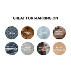 Uni Paint Marker, Bullet Point, White, Dozen (63613DZ) -Sharpie || Pentel || Bic Shop FA035036 60DC 4325 800B12CAA6C64E6F s7