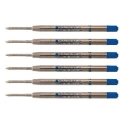Monteverde Broad Gel Ballpoint Refill For Parker Gel Ballpoint Pens, Broad Point, Blue Ink, 6/Pack (P443BU)