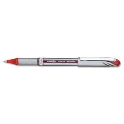 Pentel Energel NV Liquid Gel Pen, Medium Point, Red Ink (BL27-BX)