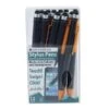 Monteverde S-105 Clip Action One-Touch Ballpoint Pen With Stylus, Orange, 12/Pack (MV36153)