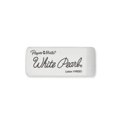 Paper Mate® White Pearl Latex-Free Plastic Eraser, 3/Pack (70624)