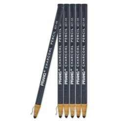 Prang Wrapped Charcoal Pencil Medium [Pack Of 12]
