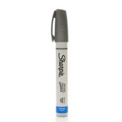 Sharpie Water-Based Paint Marker, Medium Tip, Silver Metallic, 6/Pack (35560)