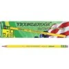 Ticonderoga® Woodcase Pencil, 2H, No. 4, Yellow Barrel, 12/Pack