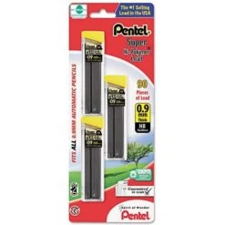 Pentel Super Hi-Polymer Lead Refill, 0.9mm, 30/Leads, 3/Pack (C29BPHB3) -Sharpie || Pentel || Bic Shop s0478682 s7