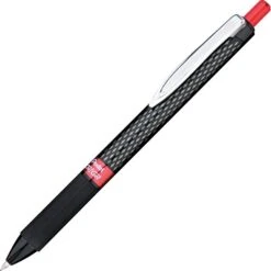 Pentel Oh! Gel™ Retractable Gel Pens, Medium Point, Red Ink, Dozen (K497-B)