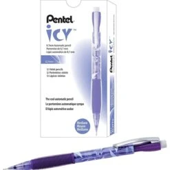Pentel Twist-Erase Mechanical Pencil, 0.7mm, #2 Soft Lead, Dozen (AL27TV)