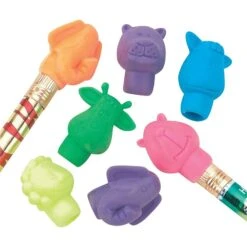 SmileMakers® Animal Pencil Top Erasers, 144 Pcs