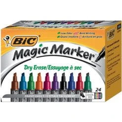 BIC Intensity Advanced Tank Dry Erase Markers, Chisel Tip, Assorted, 24/Pack (GELITP241AST)