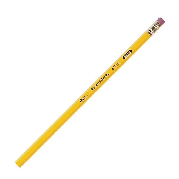 Quill Brand® Standard Grade Pencil, #2 Lead, Dozen (T7112) 2 Quill Brand® Standard Grade Pencil, #2 Lead, Dozen (T7112) - Image 2