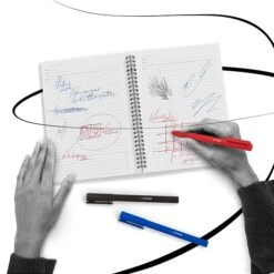 TRU RED™ Quick Dry Gel Pens, Fine Point, 0.5mm, Blue, Dozen (TR54472) -Sharpie || Pentel || Bic Shop s1194650 s7 2