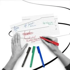 TRU RED™ Pen Permanent Markers, Ultra Fine Tip, Red, 12/Pack (TR54540) -Sharpie || Pentel || Bic Shop s1194660 s7 1