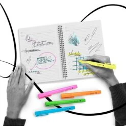 TRU RED™ Pocket Highlighter With Grip, Chisel Tip, Assorted, 12/Pack (TR54586) -Sharpie || Pentel || Bic Shop s1194662 s7 7