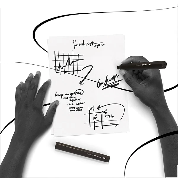 TRU RED™ Tank Permanent Markers, Chisel Tip, Black, 12/Pack (TR54532) 7 TRU RED™ Tank Permanent Markers, Chisel Tip, Black, 12/Pack (TR54532) - Image 7