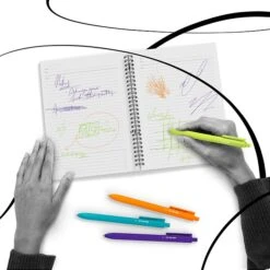 TRU RED™ Retractable Quick Dry Gel Pens, Medium Point, 0.7mm, Assorted, 12/Pack (TR54501) -Sharpie || Pentel || Bic Shop s1194667 s7