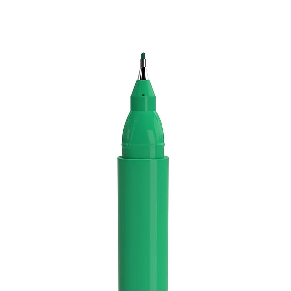 TRU RED™ Pen Permanent Markers, Ultra Fine Tip, Green, 12/Pack (TR54543) 3 TRU RED™ Pen Permanent Markers, Ultra Fine Tip, Green, 12/Pack (TR54543) - Image 3