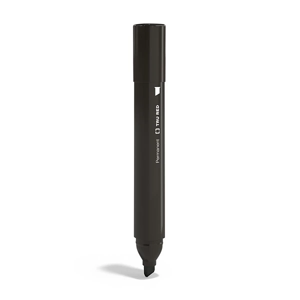 TRU RED™ Tank Permanent Markers, Chisel Tip, Black, 12/Pack (TR54532) 1 TRU RED™ Tank Permanent Markers, Chisel Tip, Black, 12/Pack (TR54532)