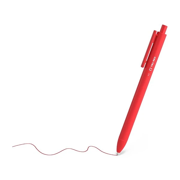 TRU RED™ Retractable Quick Dry Gel Pens, Fine Point, 0.5mm, Assorted, 5/Pack (TR54488) 2 TRU RED™ Retractable Quick Dry Gel Pens, Fine Point, 0.5mm, Assorted, 5/Pack (TR54488) - Image 2