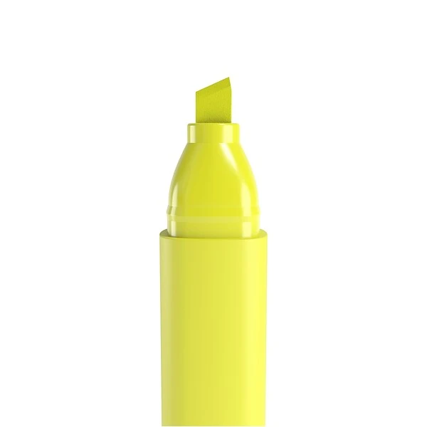 TRU RED™ Tank Highlighter With Grip, Chisel Tip, Yellow, Dozen (TR54579) 3 TRU RED™ Tank Highlighter With Grip, Chisel Tip, Yellow, Dozen (TR54579) - Image 3