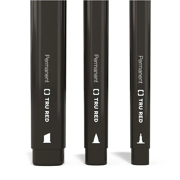 TRU RED™ Permanent Markers, Ultra Fine Tip, Assorted, 5/Pack (TR54528) 5 TRU RED™ Permanent Markers, Ultra Fine Tip, Assorted, 5/Pack (TR54528) - Image 5