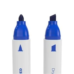 TRU RED™ Tank Dry Erase Markers, Twin Tip, Blue, 4/Pack (TR57836) -Sharpie || Pentel || Bic Shop s1196872 s7