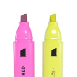 TRU RED™ Twin Tip Highlighters, Chisel Tip, Assorted Colors, 3/Pack (TR57834) -Sharpie || Pentel || Bic Shop s1196874 s7