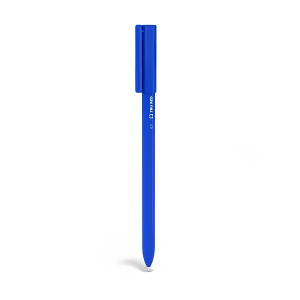 TRU RED™ Ballpoint Pen, Fine Point, 0.7mm, Blue, Dozen (52857) 1 TRU RED™ Ballpoint Pen, Fine Point, 0.7mm, Blue, Dozen (52857)
