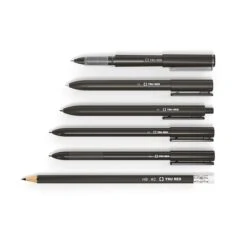 TRU RED™ Rollerball Pens, Fine Point, Black, Dozen/Pack (TR57321) -Sharpie || Pentel || Bic Shop s1197923 s7 7