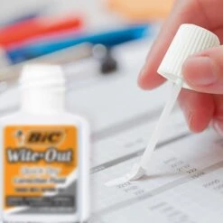 BIC Correction Fluid, 20 Ml., White, 4/Pack (WOFQD418-A-WHI) -Sharpie || Pentel || Bic Shop s1205180 s7 1