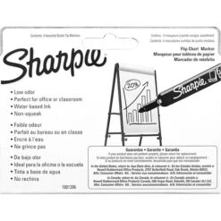 Sharpie Flip Chart Water Based Marker, Bullet Tip, Assorted, 4/Pack (22474) -Sharpie || Pentel || Bic Shop s1205274 s7