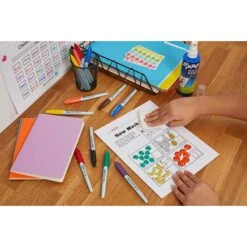 Expo Vis-à-Vis Wet Erase Markers, Fine Point, Blue, 12/Pack (16003) 13 Expo Vis-à-Vis Wet Erase Markers, Fine Point, Blue, 12/Pack (16003) -Sharpie || Pentel || Bic Shop s1205505 s7 3