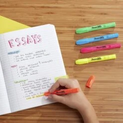 Sharpie Gel Stick Highlighter, Bullet Tip, Assorted, 5/Pack (1803277) -Sharpie || Pentel || Bic Shop s1209593 s7