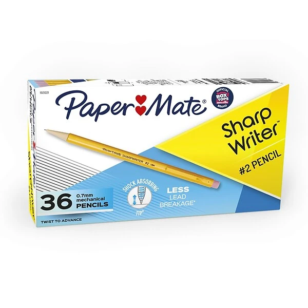 Paper Mate SharpWriter Mechanical Pencil, 0.7mm, #2 Medium Lead, 3 Dozen (1921221/1921221C) 3 Paper Mate SharpWriter Mechanical Pencil, 0.7mm, #2 Medium Lead, 3 Dozen (1921221/1921221C) - Image 3