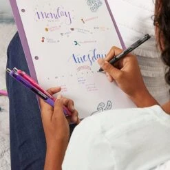 Paper Mate InkJoy Retractable Gel Pen, Medium Point, Blue Ink, Dozen (1951721) -Sharpie || Pentel || Bic Shop sp102582472 s7