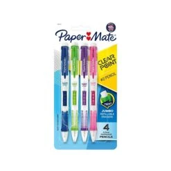 Paper Mate Clearpoint Mechanical Pencil, 0.7mm, #2 Hard Lead, 4/Pack (2087147/1902636)