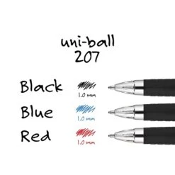 Uni-ball Uniball 207 Retractable Gel Pens, Bold Point, 1.0mm, Black Ink, 12/Pack (1790895) 11 Uni-ball Uniball 207 Retractable Gel Pens, Bold Point, 1.0mm, Black Ink, 12/Pack (1790895) -Sharpie || Pentel || Bic Shop sp126687916 s7