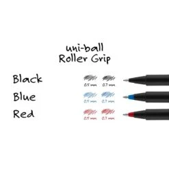 Uni-ball DELUXE Rollerball Pens, Micro Point, Red Ink, Dozen (60026) -Sharpie || Pentel || Bic Shop sp126688327 s7