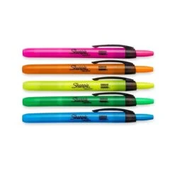 Sharpie Retractable Highlighter, Chisel Tip, Assorted, 5/Pack (28175PP) 14 Sharpie Retractable Highlighter, Chisel Tip, Assorted, 5/Pack (28175PP) -Sharpie || Pentel || Bic Shop sp131139182 s7