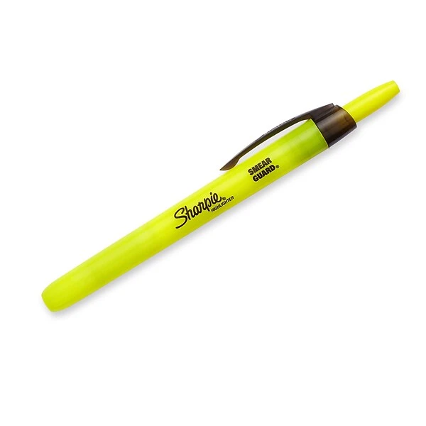 Sharpie Retractable Highlighter, Chisel Tip, Yellow, Dozen (28025) 4 Sharpie Retractable Highlighter, Chisel Tip, Yellow, Dozen (28025) - Image 4