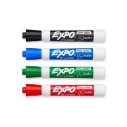 Expo Dry Erase Markers, Bullet Tip, Assorted, 4/Pack (2081760) 5 Expo Dry Erase Markers, Bullet Tip, Assorted, 4/Pack (2081760) -Sharpie || Pentel || Bic Shop sp131756188 s7