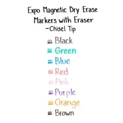 Expo Magnetic Dry Erase Markers, Chisel Tip, Assorted, 8/Pack (1944741) -Sharpie || Pentel || Bic Shop sp131759761 s7