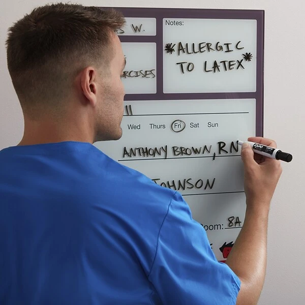 Expo Magnetic Dry Erase Markers With Eraser, Chisel Tip, Assorted, 4/Pack (1944728) 1 Expo Magnetic Dry Erase Markers With Eraser, Chisel Tip, Assorted, 4/Pack (1944728)