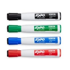 Expo Magnetic Dry Erase Markers With Eraser, Chisel Tip, Assorted, 4/Pack (1944728) 9 Expo Magnetic Dry Erase Markers With Eraser, Chisel Tip, Assorted, 4/Pack (1944728) -Sharpie || Pentel || Bic Shop sp131760873 s7