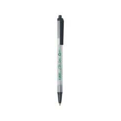 BIC ReVolution Round Stic Ballpoint Pen, Medium Point, Black Ink, 10/Pack (GSME10-BLK)