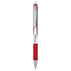 Zebra Z-Grip Flight Retractable Ballpoint Pens, Bold Point, Red Ink, 12/Pack (21930)