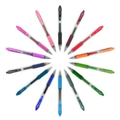 Zebra Sarasa Dry X20 Gel Retractable Pens, Medium Point, Assorted Ink, 14/Pack (46824)