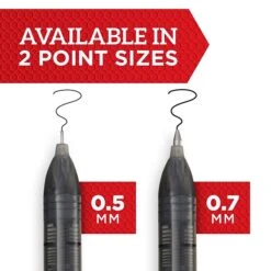 Sharpie Rollerball Pen, Needle Point Precision Pen, Black Ink, 8/Pack (2116307)