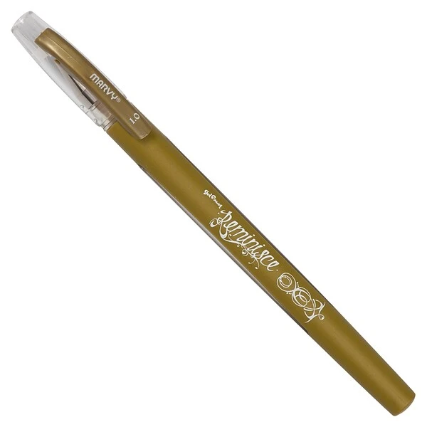 Marvy Uchida Gel Pens, 0.7 Mm, Gold, 2/Pack (6544969a) 1 Marvy Uchida Gel Pens, 0.7 Mm, Gold, 2/Pack (6544969a)