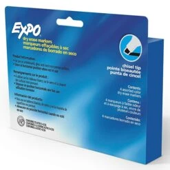 Expo Dry Erase Marker, Chisel Point, Assorted, 4/Pack (80074) 13 Expo Dry Erase Marker, Chisel Point, Assorted, 4/Pack (80074) -Sharpie || Pentel || Bic Shop sp166100365 s7